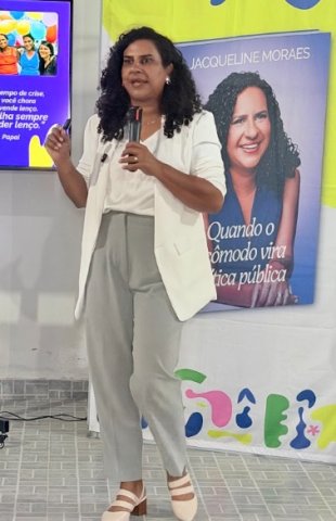 Jacqueline Moraes promove encontro 'Hist�rias que Mudam o Jogo' em Ecoporanga
