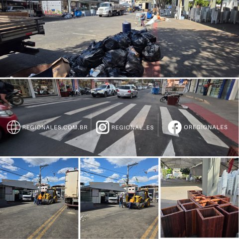 Secretaria de Obras intensifica trabalhos e garante limpeza e organiza��o durante a Cappitella