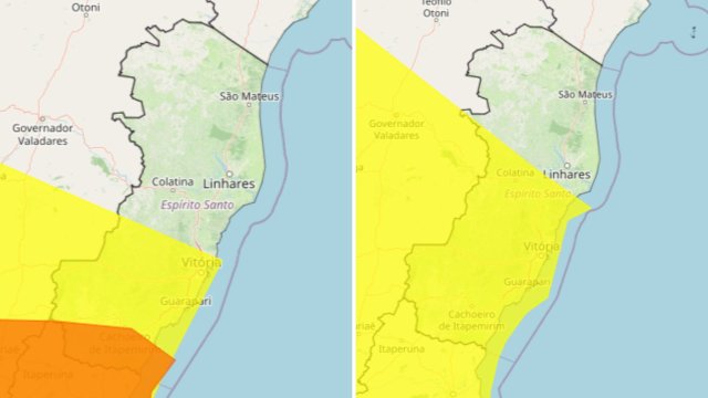 P�gina inicial Destaque Inmet prev� tempestades em cidades capixabas nesta quarta (14) e quinta (15)