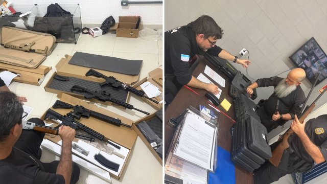 Empres�rios s�o presos em opera��o contra venda ilegal de armas para fac��es no ES
