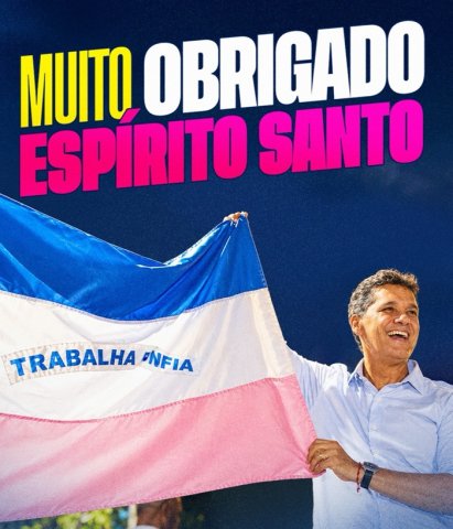 Ferra�o agradece aos mais de 1 milh�o de votos recebidos no 2� turno e diz que compromisso com o ES continua