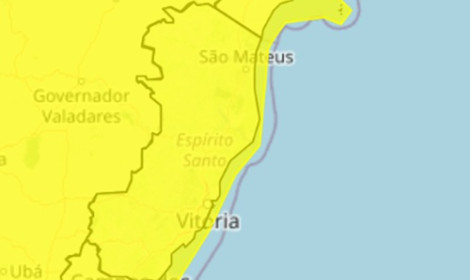 Aviso do Inmet: Espírito Santo entra e...<p>Inmet emite alerta de chuvas intensas para todo o Espírito Santo nesta quinta-feira.</p>