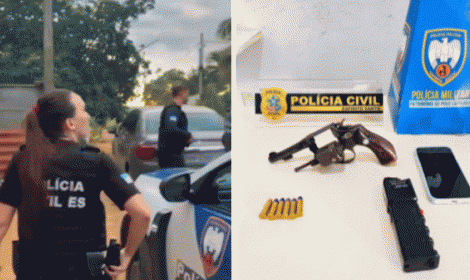 Polícia prende suspeitos e desarticula...<p>Ao todo, mais de 50 policiais civis e militares foram às ruas neste sábado (14), horas após um assassinato ocorrido na cidade. Vítima morta seria alvo de buscas</p>