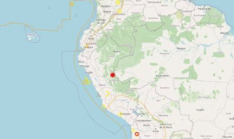 Terremoto de magnitude 5,6 é registrad...<p>Tremor foi registrado do lado peruano, a cerca de 60 km da fronteira com o Acre. Não há registros de danos.</p>