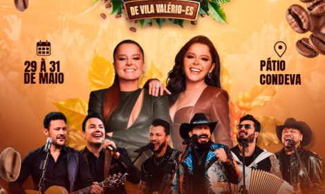 Contagem regressiva: Festa do Café com...<p>A cidade de Vila Valério já vive a expectativa para um dos eventos mais tradicionais da região.</p>